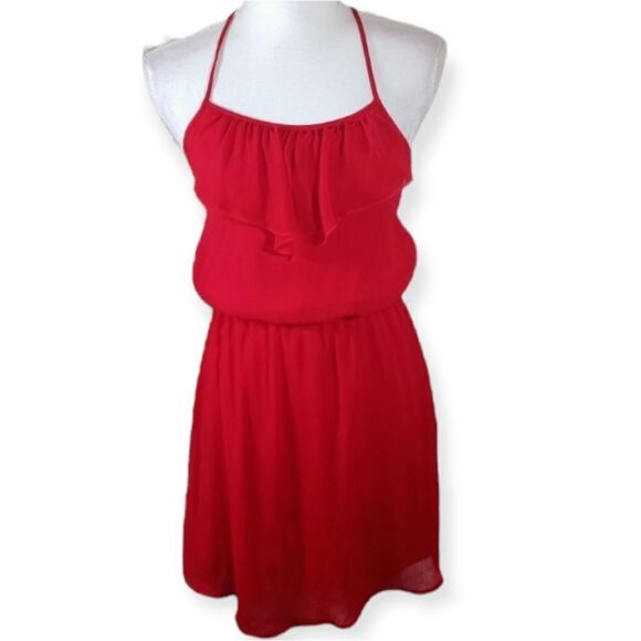 NO BOUNDARIES RED DRESS SZ.S EUC - Picture 1 of 6